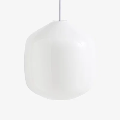 Nordic Nest HAY Buoy pendant lamp Ø30 cm Opal glass-pastel lilac