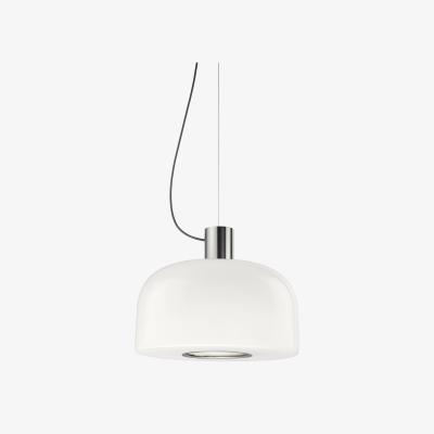 Nordic Nest Flos Bellhop Glass S1 pendant Bright aluminum