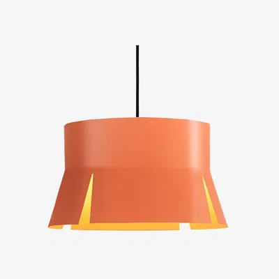 Nordic Nest Bsweden Split 40 pendant lamp Orange matte black textile cord