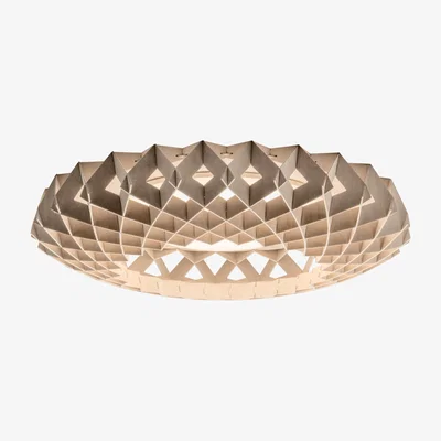 Nordic Nest Pilke Signature ceiling lamp Ø65 cm birch