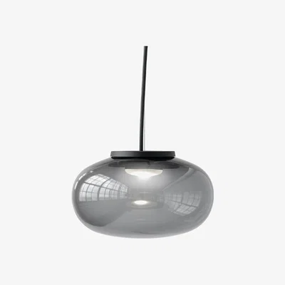 Nordic Nest New Works Karl-Johan Small pendant lamp Ø23 cm Smoke grey