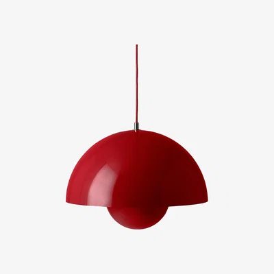 Nordic Nest &Tradition Flowerpot pendant lamp VP7 Vermilion red