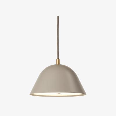 Nordic Nest Örsjö Belysning Streck pendant small 11x21 cm Warm grey RAL 7032