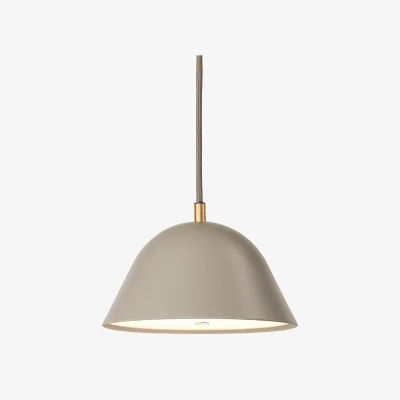 Nordic Nest Örsjö Belysning Streck pendant small 11x21 cm Warm grey RAL 7032