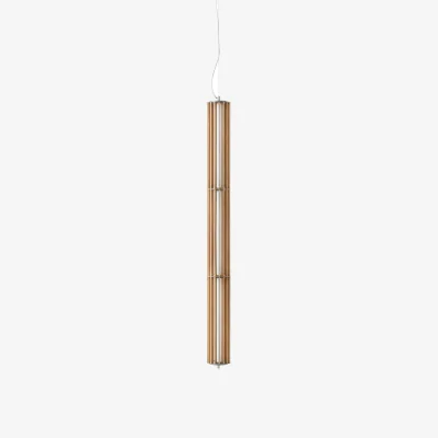 Nordic Nest &Tradition Numbra TY1 pendant lamp Lacquered oak-tumbled aluminium