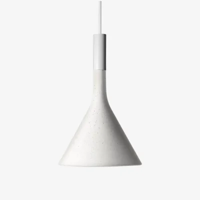 Nordic Nest Foscarini Aplomb mini pendant White bianco concrete