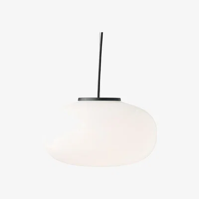 Nordic Nest New Works Karl-Johan Large pendant lamp Ø40 cm Opal white