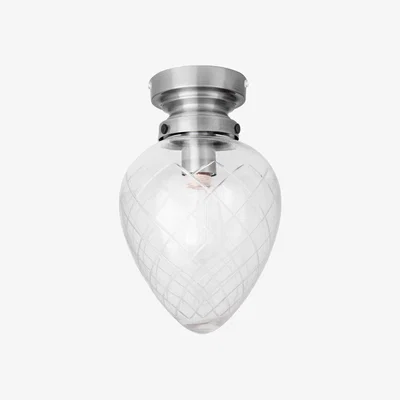 Nordic Nest Globen Lighting Juni IP44 ceiling lamp Antique steel-clear