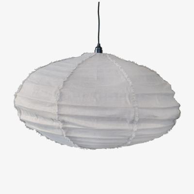 Nordic Nest Olsson & Jensen Lino ceiling lamp linen Ø80 cm Warm gray