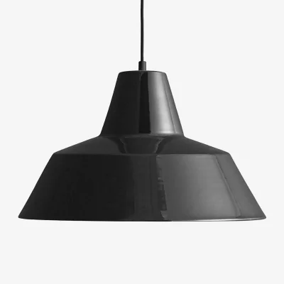 Nordic Nest Made By Hand Workshop W4 pendant Shiny black