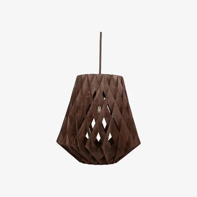 Nordic Nest Pilke Pilke Signature pendant lamp Ø28 cm Brown