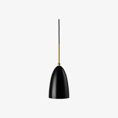 Nordic Nest Gubi Gräshoppa ceiling lamp glossy Black-brass