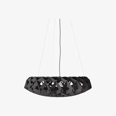 Nordic Nest Pilke Pilke Signature pendant lamp Ø95 cm Black