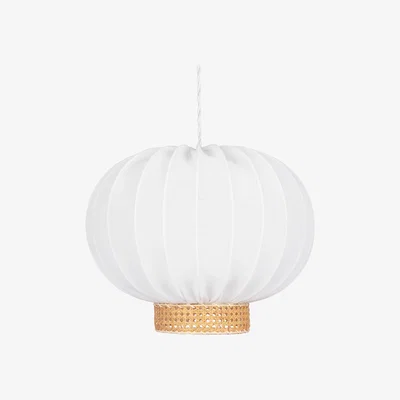 Nordic Nest Yokohama pendant lamp Ø50 cm White-Natural