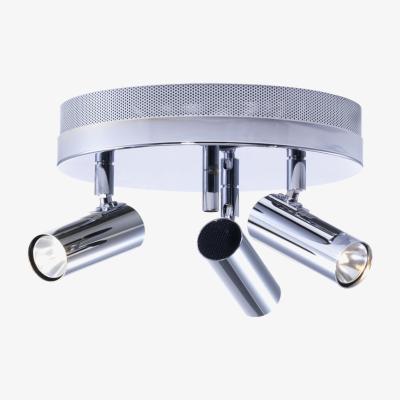 Nordic Nest Örsjö Belysning Puck ceiling lamp Chrome 3-lamp