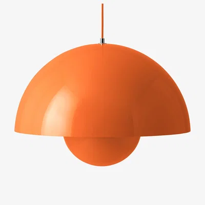 Nordic Nest &Tradition Flowerpot VP2 pendant lamp big Zesty orange