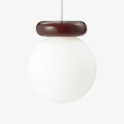 Nordic Nest Normann Copenhagen Hinx pendant lamp Burgundy Ø15x18 cm