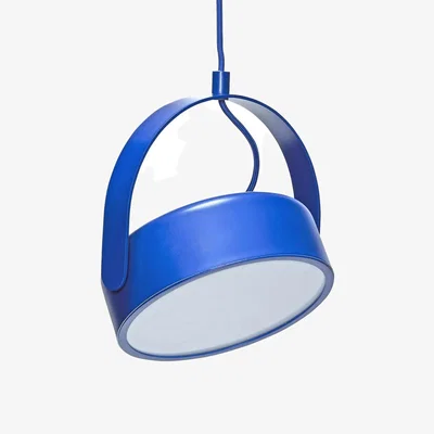 Nordic Nest Hübsch Stage ceiling lamp 27 cm Metallic blue