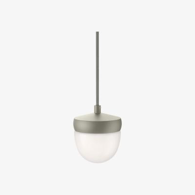 Nordic Nest Noon Pan pendant frosted 10 cm Gray-light gray