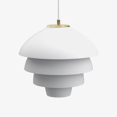 Nordic Nest Belid Valencia pendant lamp Ø42 cm Matt white - brass