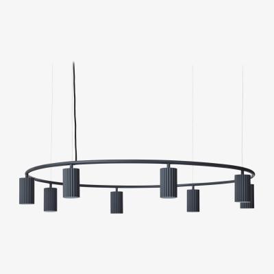 Nordic Nest Pholc Donna Circle 100 ceiling lamp Black ink
