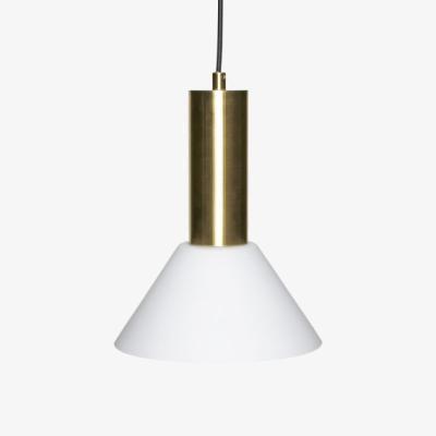 Nordic Nest Hübsch Contrast ceiling lamp 28 cm Brass