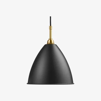 Nordic Nest Gubi Bestlite BL9L pendant lamp charcoal black-brass
