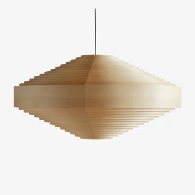 Nordic Nest Vaarnii 1003 Hans Pendant pendant Matt oil-waxed pine XL Ø90 cm
