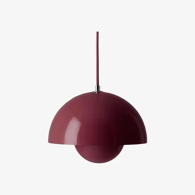 Nordic Nest &Tradition FlowerPot VP1 pendant Dark plum