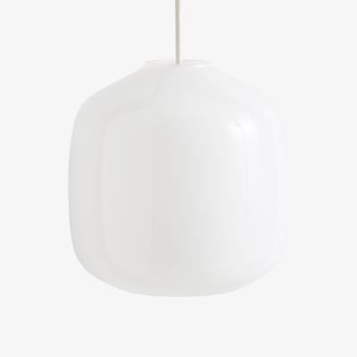Nordic Nest HAY Buoy pendant lamp Ø20 cm Opal glass-clay white