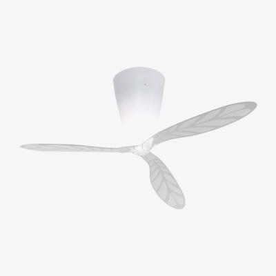 Nordic Nest Luceplan Blow ceiling lamp Transparent patterned leaves