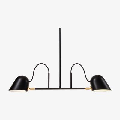 Nordic Nest Örsjö Belysning Streck 1100 pendant lamp Black/brass fixed mounting