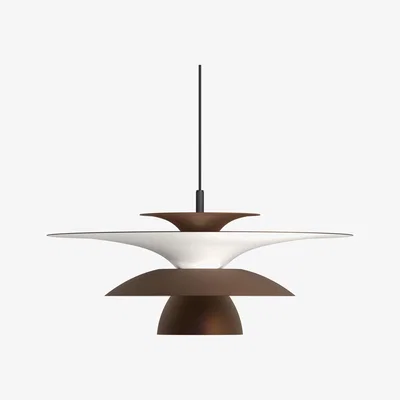 Nordic Nest Belid Picasso ceiling lamp Ø50 cm Oxide