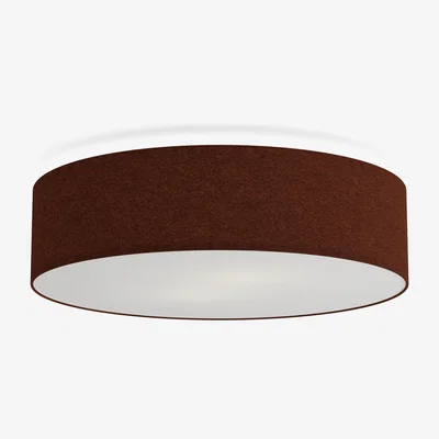 Nordic Nest Belid Soft ceiling lamp Ø44 cm Rust red wool