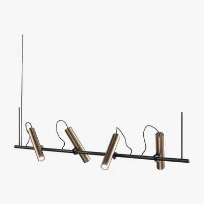 Nordic Nest Light-Point Spirit pendant lamp Black/rose gold s1500
