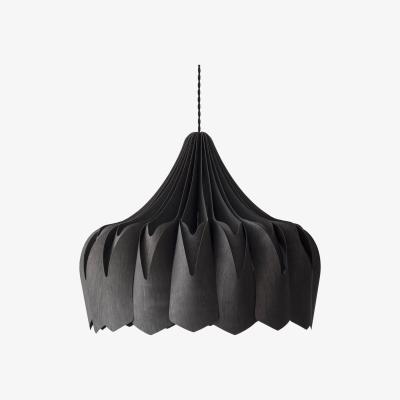 Nordic Nest Pioni pendant lamp L Ø52 cm Black