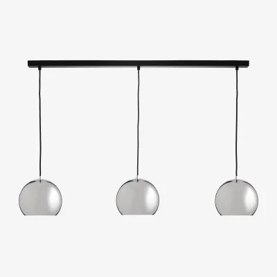 Nordic Nest Frandsen Ball Track pendant 3 Glossy chrome