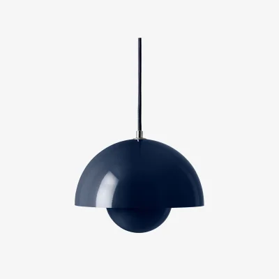 Nordic Nest &Tradition Flowerpot VP1 pendant lamp Steel blue