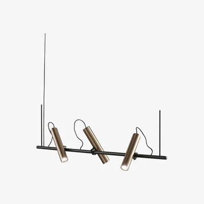 Nordic Nest Light-Point Spirit pendant lamp Black/rose gold s1000