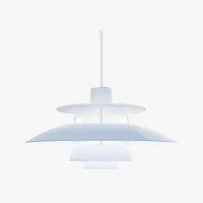 Nordic Nest Louis Poulsen PH 5 pendant Ø32 cm Opal pale blue
