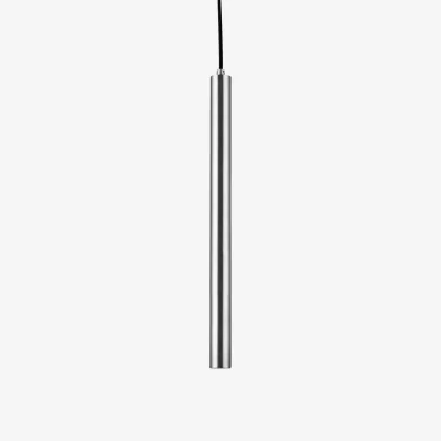 Nordic Nest NORR11 Pipe pendant lamp Polished steel medium