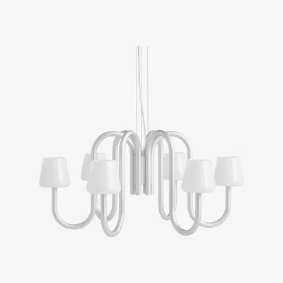 Nordic Nest HAY Apollo 745 ceiling crown White opal