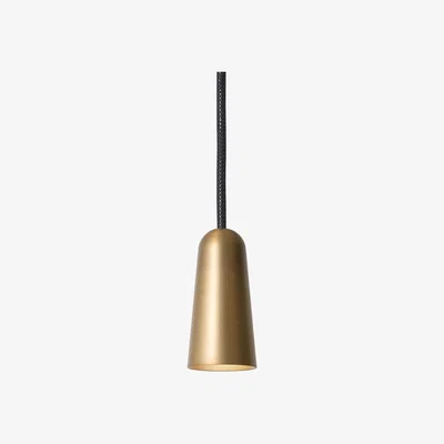 Nordic Nest Konsthantverk Massiv pendant Raw brass round