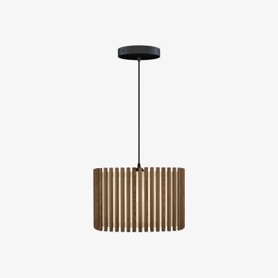 Nordic Nest Umage Komorebi pendant large Square dark oak-Black