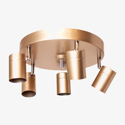 Nordic Nest Correct 5 ceiling spotlight Gold