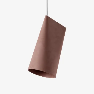 Nordic Nest MOEBE Ceiling lamp ceramic 11.2x22 cm Terra Cotta Wood
