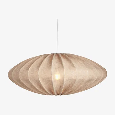 Nordic Nest Ellipse lamp shade 65 cm linen Sand
