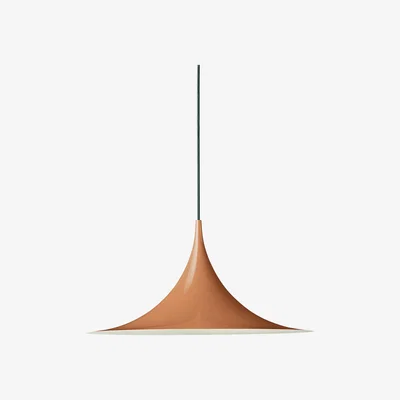 Nordic Nest Gubi Semi ceiling lamp glossy 47 cm Roasted pumpkin