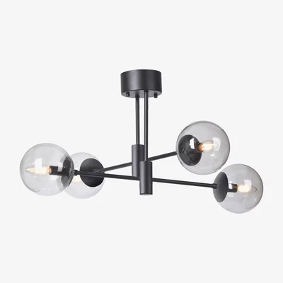Nordic Nest Solar ceiling lamp 73 cm Smokey grey