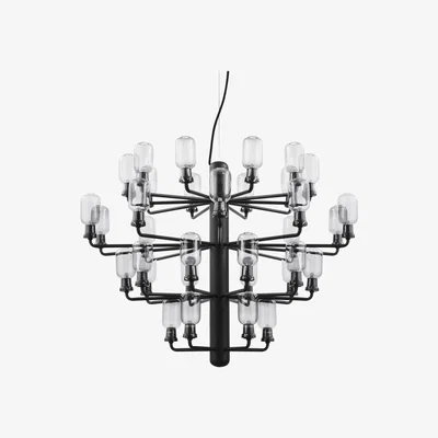 Nordic Nest Normann Copenhagen Amp Chandelier Black large